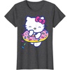 image:imageHello Kitty Donut Sprinkles Floaty Summer Swimming TShirtDark Heather Grey