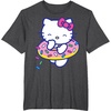 image:imageHello Kitty Donut Sprinkles Floaty Summer Swimming TShirtDark Heather Grey