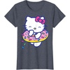 image:imageHello Kitty Donut Sprinkles Floaty Summer Swimming TShirtHeather Blue