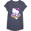 image:imageHello Kitty Donut Sprinkles Floaty Summer Swimming TShirtHeather Blue