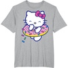 image:imageHello Kitty Donut Sprinkles Floaty Summer Swimming TShirtHeather Grey