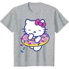 image:imageHello Kitty Donut Sprinkles Floaty Summer Swimming TShirtHeather Grey