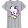 image:imageHello Kitty Donut Sprinkles Floaty Summer Swimming TShirtHeather Grey