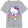 image:imageHello Kitty Donut Sprinkles Floaty Summer Swimming TShirtHeather Grey