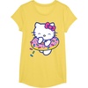 image:imageHello Kitty Donut Sprinkles Floaty Summer Swimming TShirtLemon Yellow