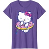 image:imageHello Kitty Donut Sprinkles Floaty Summer Swimming TShirtPurple Heather