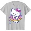 image:imageHello Kitty Donut Sprinkles Floaty Summer Swimming TShirtSilver Grey