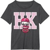 image:imageHello Kitty Football Spirit Tee Shirt TShirtDark Heather Grey