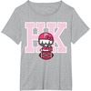 image:imageHello Kitty Football Spirit Tee Shirt TShirtHeather Grey