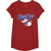 image:imageHello Kitty Home Run Baseball Softball Tee Shirt TShirtCranberry Red
