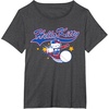 image:imageHello Kitty Home Run Baseball Softball Tee Shirt TShirtDark Heather Grey
