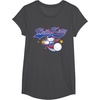 image:imageHello Kitty Home Run Baseball Softball Tee Shirt TShirtDark Heather Grey