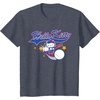 image:imageHello Kitty Home Run Baseball Softball Tee Shirt TShirtHeather Blue