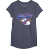 image:imageHello Kitty Home Run Baseball Softball Tee Shirt TShirtHeather Blue