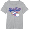 image:imageHello Kitty Home Run Baseball Softball Tee Shirt TShirtHeather Grey
