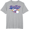 image:imageHello Kitty Home Run Baseball Softball Tee Shirt TShirtHeather Grey