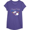 image:imageHello Kitty Home Run Baseball Softball Tee Shirt TShirtPurple Heather