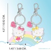 image:imageHello Kitty Keychain BFF Set of 2 My Melody and Mimmy White Sanrio Keychain Set Official LicenseHello Kitty and Mimmy White