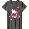 image:imageHello Kitty Love Notes Valentine Tee Shirt TShirtAsphalt Grey
