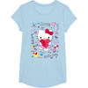image:imageHello Kitty Love Notes Valentine Tee Shirt TShirtBaby Blue