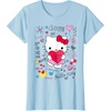 image:imageHello Kitty Love Notes Valentine Tee Shirt TShirtBaby Blue