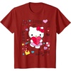 image:imageHello Kitty Love Notes Valentine Tee Shirt TShirtCranberry Red