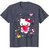 image:imageHello Kitty Love Notes Valentine Tee Shirt TShirtHeather Blue