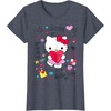 image:imageHello Kitty Love Notes Valentine Tee Shirt TShirtHeather Blue