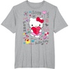 image:imageHello Kitty Love Notes Valentine Tee Shirt TShirtHeather Grey