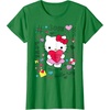 image:imageHello Kitty Love Notes Valentine Tee Shirt TShirtKelly Green