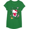 image:imageHello Kitty Love Notes Valentine Tee Shirt TShirtKelly Green