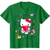image:imageHello Kitty Love Notes Valentine Tee Shirt TShirtKelly Green