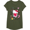 image:imageHello Kitty Love Notes Valentine Tee Shirt TShirtOlive Green
