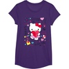 image:imageHello Kitty Love Notes Valentine Tee Shirt TShirtPurple