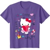 image:imageHello Kitty Love Notes Valentine Tee Shirt TShirtPurple Heather