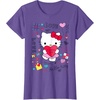 image:imageHello Kitty Love Notes Valentine Tee Shirt TShirtPurple Heather