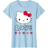 image:imageHello Kitty Love and Hearts Valentine Shirt TShirtBaby Blue