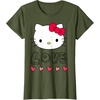 image:imageHello Kitty Love and Hearts Valentine Shirt TShirtOlive Green