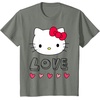 image:imageHello Kitty Love and Hearts Valentine Shirt TShirtOlive Heather