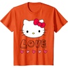 image:imageHello Kitty Love and Hearts Valentine Shirt TShirtOrange