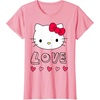 image:imageHello Kitty Love and Hearts Valentine Shirt TShirtPink