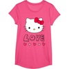 image:imageHello Kitty Love and Hearts Valentine Shirt TShirtPink Heather