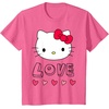 image:imageHello Kitty Love and Hearts Valentine Shirt TShirtPink Heather