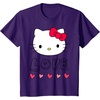 image:imageHello Kitty Love and Hearts Valentine Shirt TShirtPurple