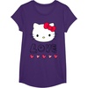 image:imageHello Kitty Love and Hearts Valentine Shirt TShirtPurple