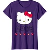 image:imageHello Kitty Love and Hearts Valentine Shirt TShirtPurple