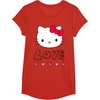image:imageHello Kitty Love and Hearts Valentine Shirt TShirtRed