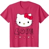 image:imageHello Kitty Love and Hearts Valentine Shirt TShirtRed Heather