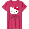 image:imageHello Kitty Love and Hearts Valentine Shirt TShirtRed Heather