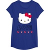 image:imageHello Kitty Love and Hearts Valentine Shirt TShirtRoyal Blue